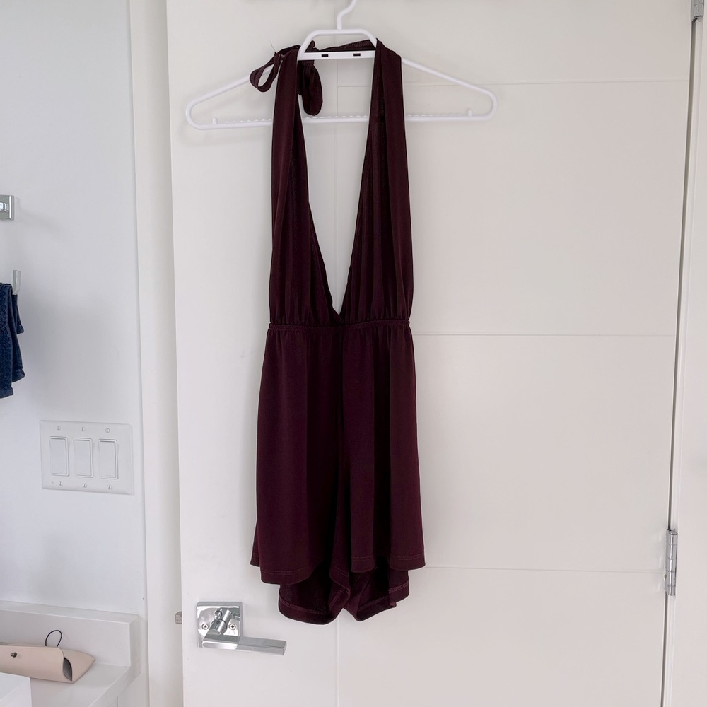 Deep V romper